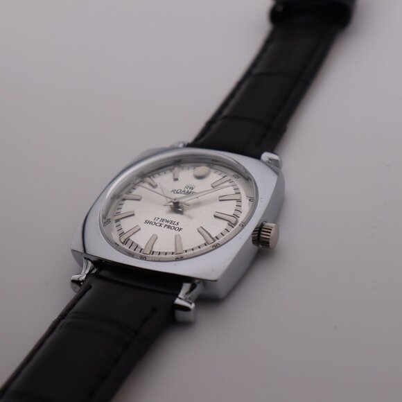 Vintage Roamer ST96 Watch – Swiss Made, 17 Jewels, Manual Wind, Stylish - Picture 5 of 8